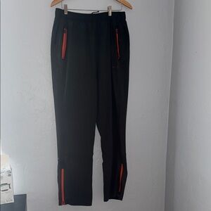 Free Country Black and Red Joggers with Tapered Ankle 21